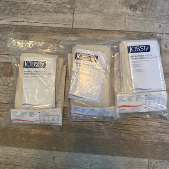 Jobst Farrowwrap Knee High Non Compressive Liner Lrg 76669-04 Soft Terry 3 Pack - Picture 2 of 8